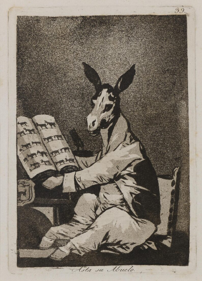 Μέχρι τον πάππο του, Goya y Lucientes Francisco, 1803