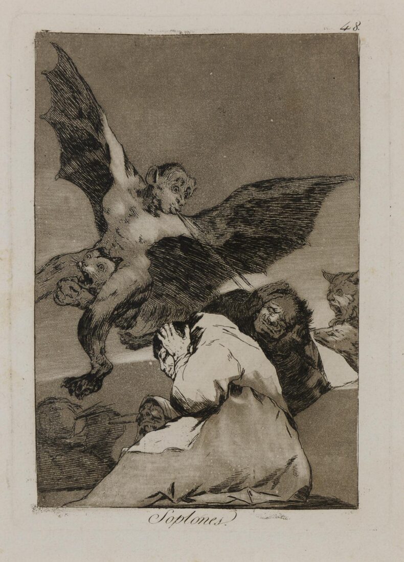 Ψιθυριστές-Φυσήματα αέρα, Goya y Lucientes Francisco, 1803