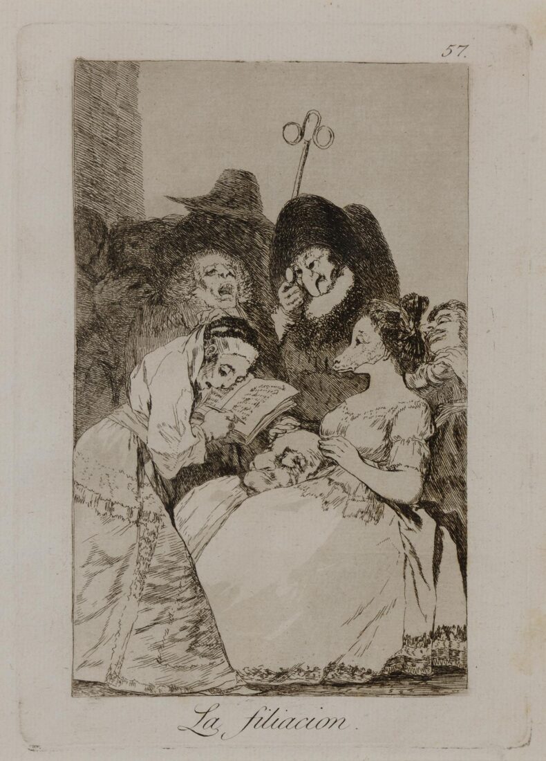 From the series: “Los Caprichos” – The Filiation - Goya y Lucientes Francisco