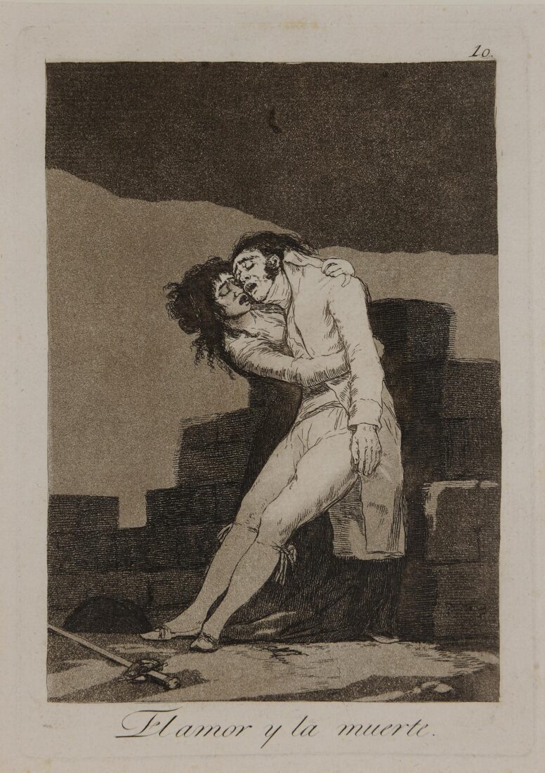 O έρωτας και ο θάνατος, Goya y Lucientes Francisco, 1803