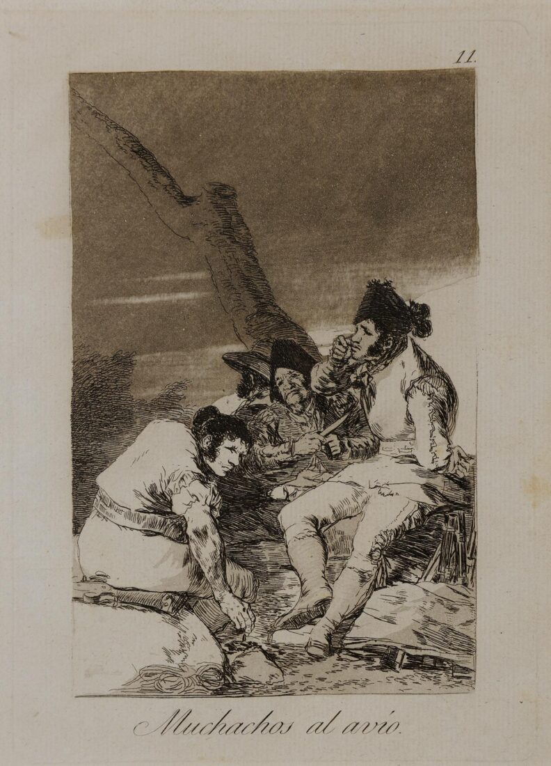 Μάγκες στη δουλειά, Goya y Lucientes Francisco, 1803