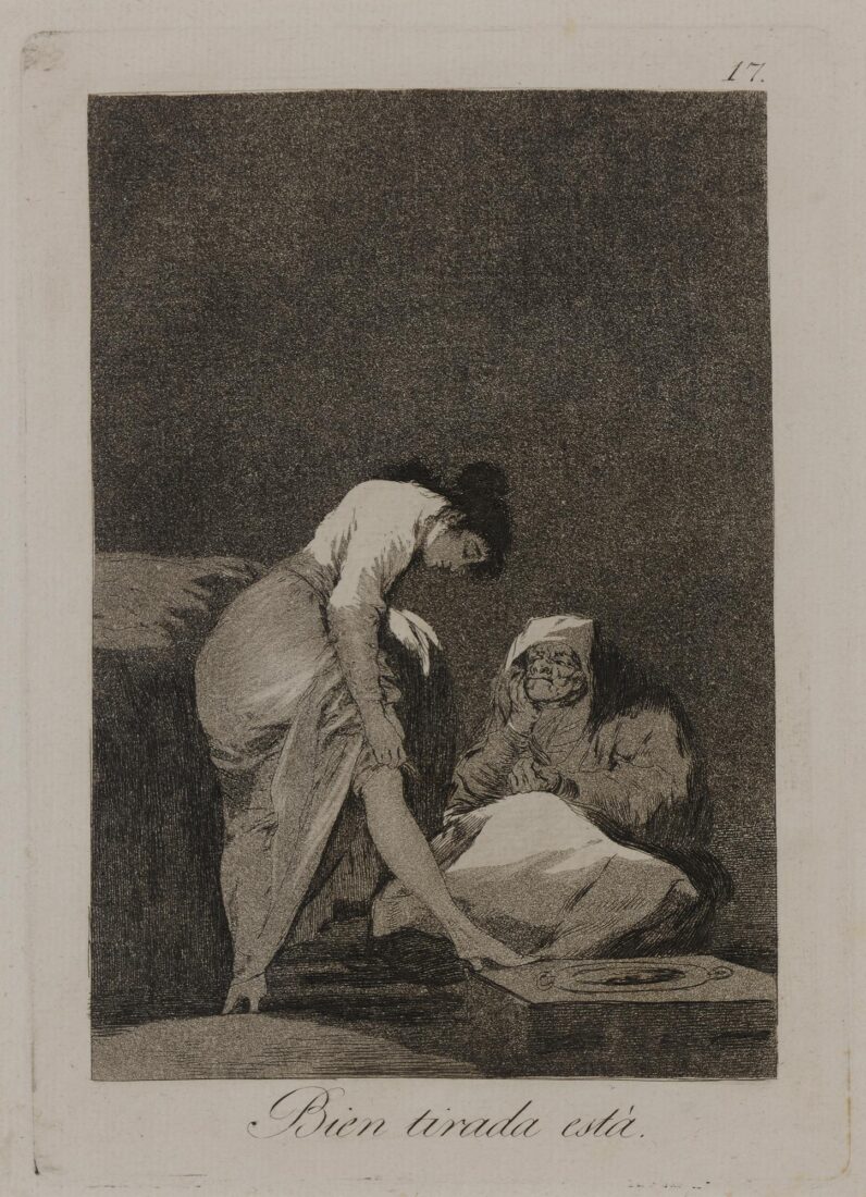 Την τραβάει σωστά, Goya y Lucientes Francisco, 1803