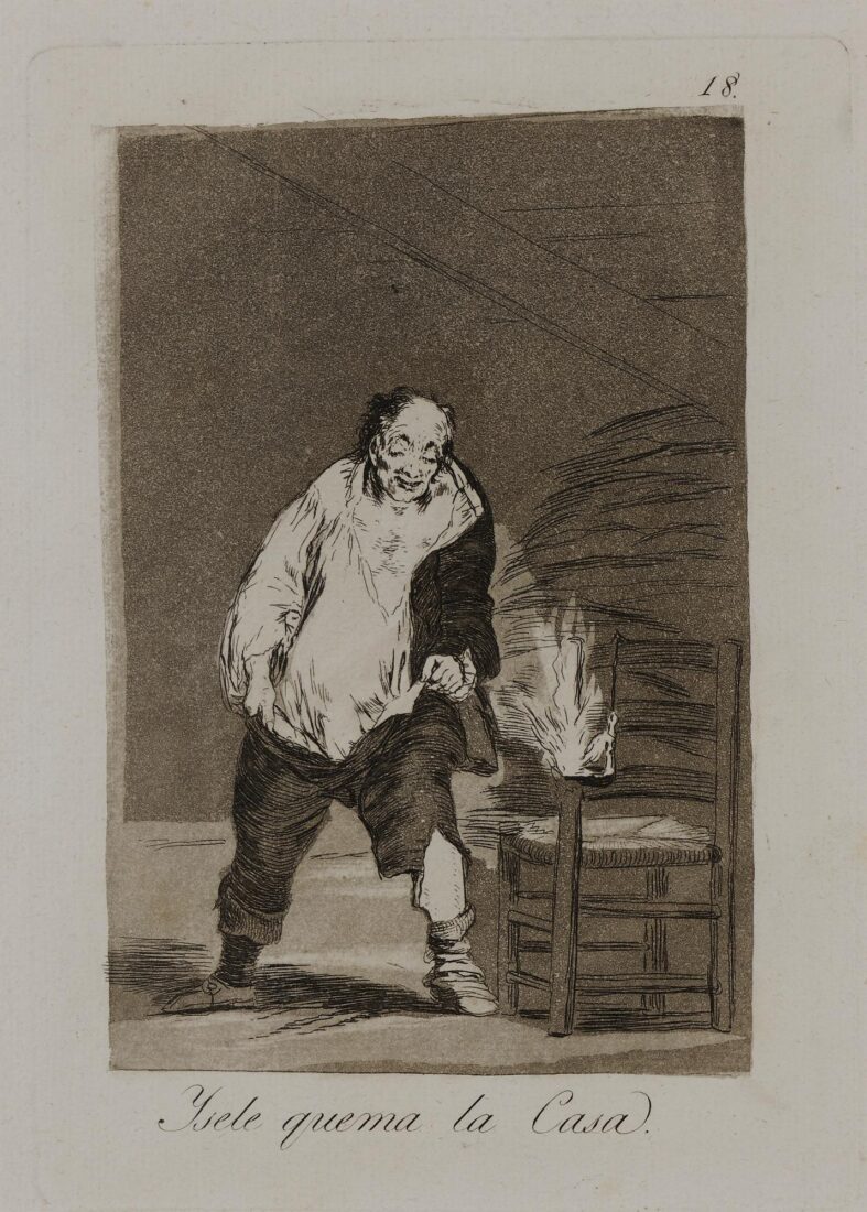 Και του καίγεται το σπίτι, Goya y Lucientes Francisco, 1803
