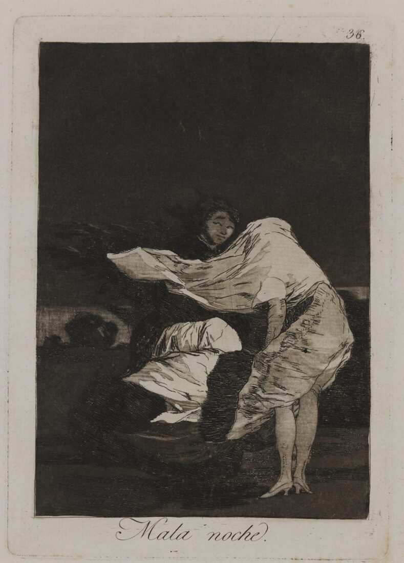 A bad  night - Goya y Lucientes Francisco