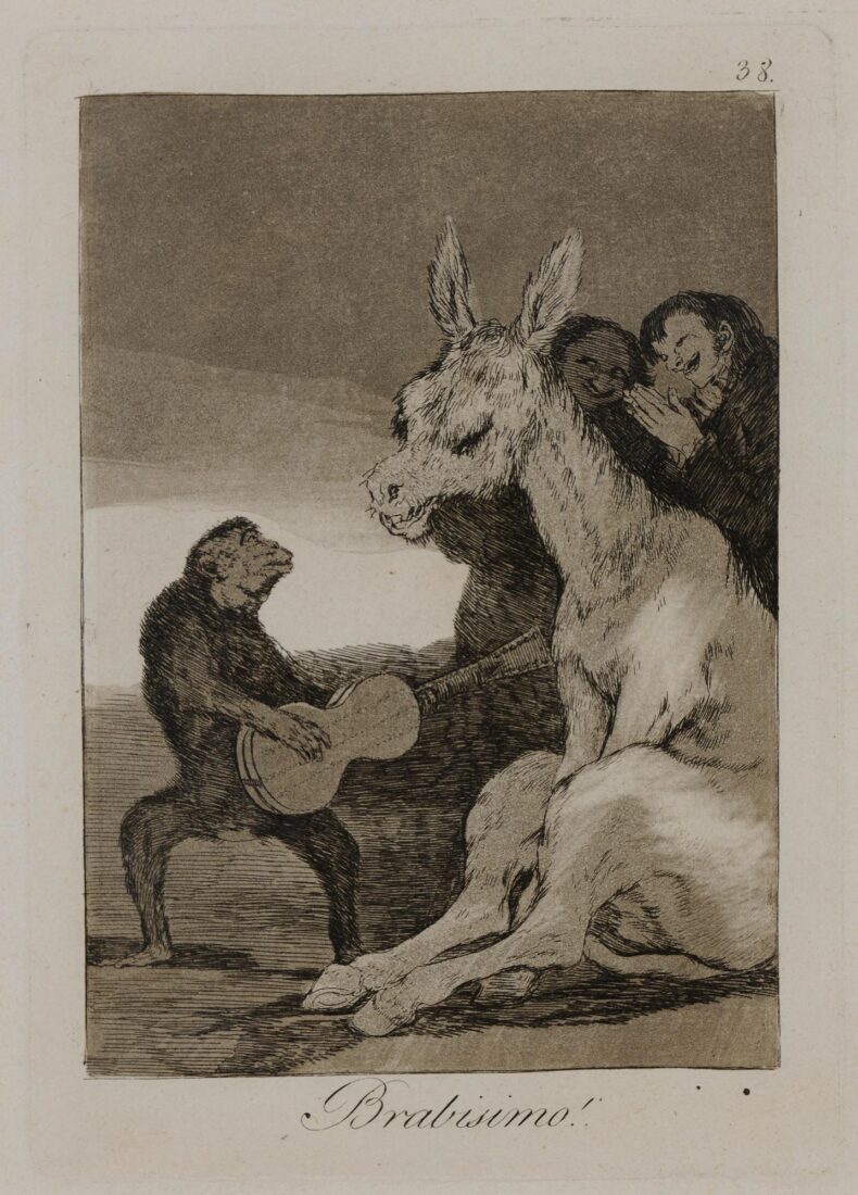 From the series “Los Caprichos” – Bravissimo! - Goya y Lucientes Francisco