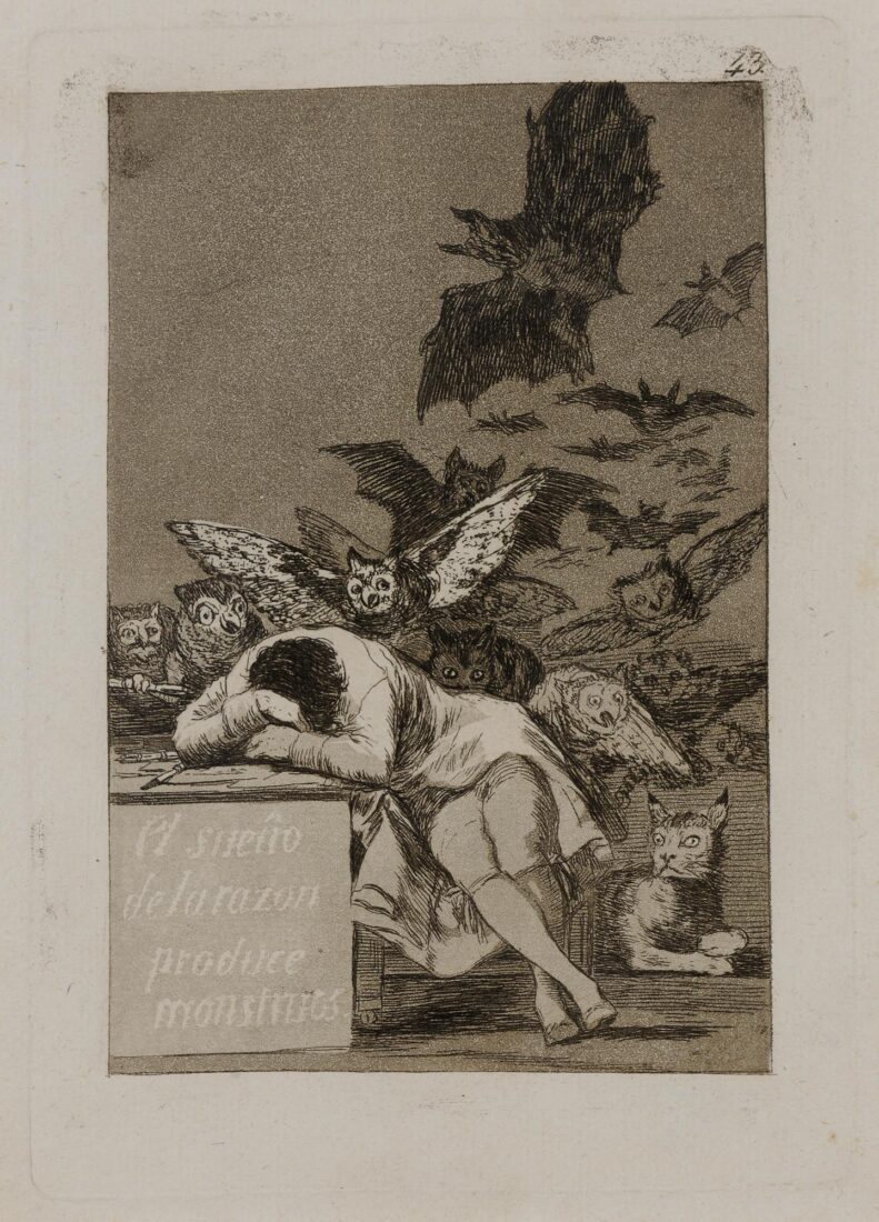 Ο ύπνος της λογικής γεννά τέρατα - Goya y Lucientes Francisco