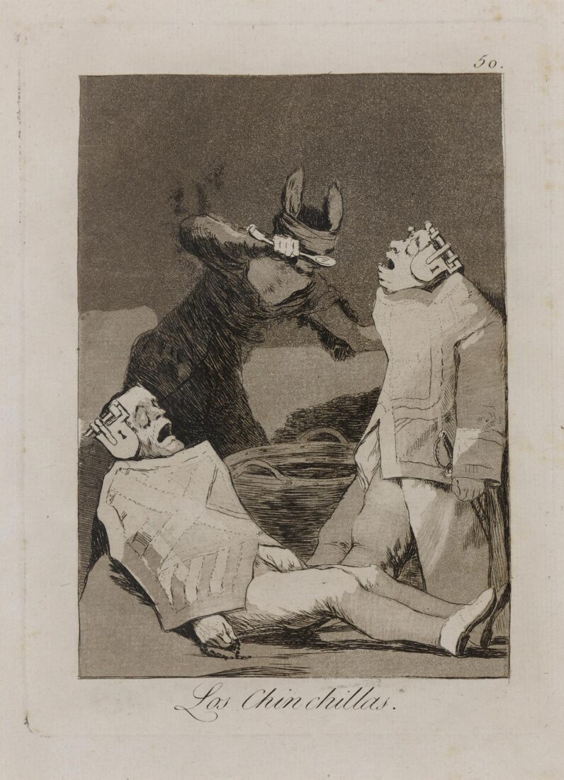 From the series “Los Caprichos” – The Chinchillas - Goya y Lucientes Francisco