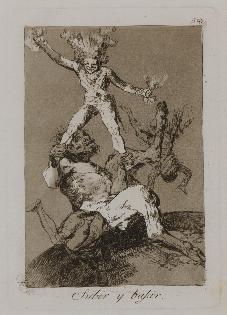 To rise and to fall - Goya y Lucientes Francisco