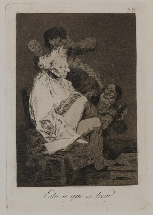 Αυτό μάλιστα, είναι διάβασμα - Goya y Lucientes Francisco