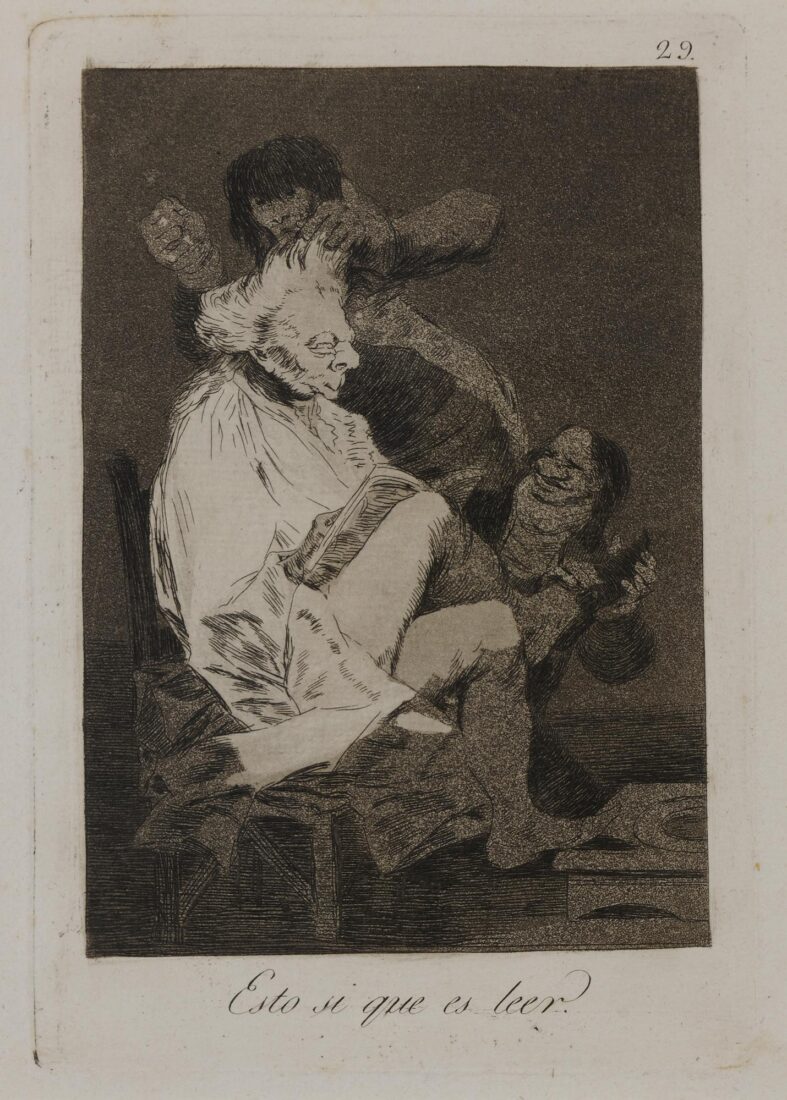 That certainly is being able to read - Goya y Lucientes Francisco