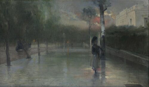 After the Rain on Vasilissis Sofias Street - Mathiopoulos Pavlos (Paul)