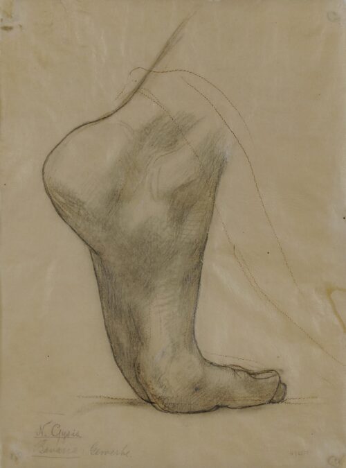 Study of a Foot for the “Crafts” - Gyzis Nikolaos