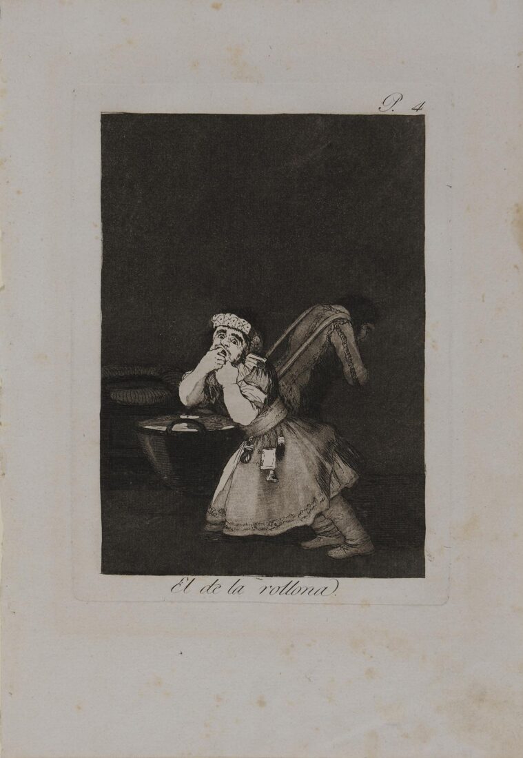 From the series “Los Caprichos” – Nanny’s boy - Goya y Lucientes Francisco