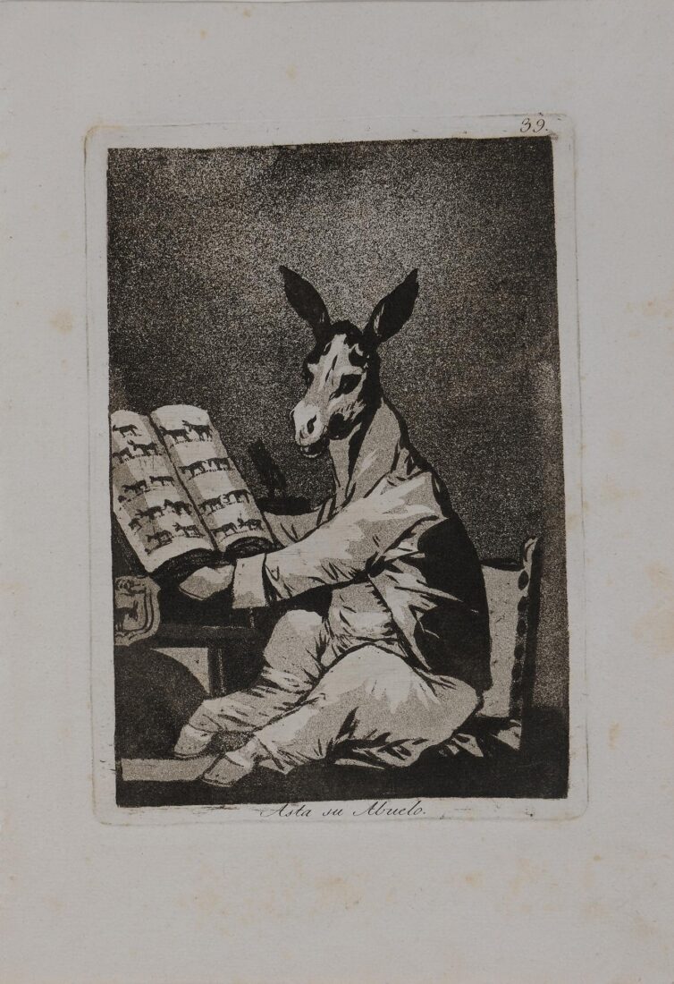 From the series “Los Caprichos” – And so was his grandfather