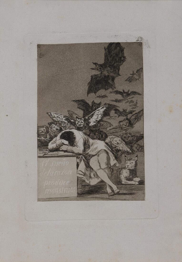 From the series “Los Caprichos” – The sleep of the reason produces monsters