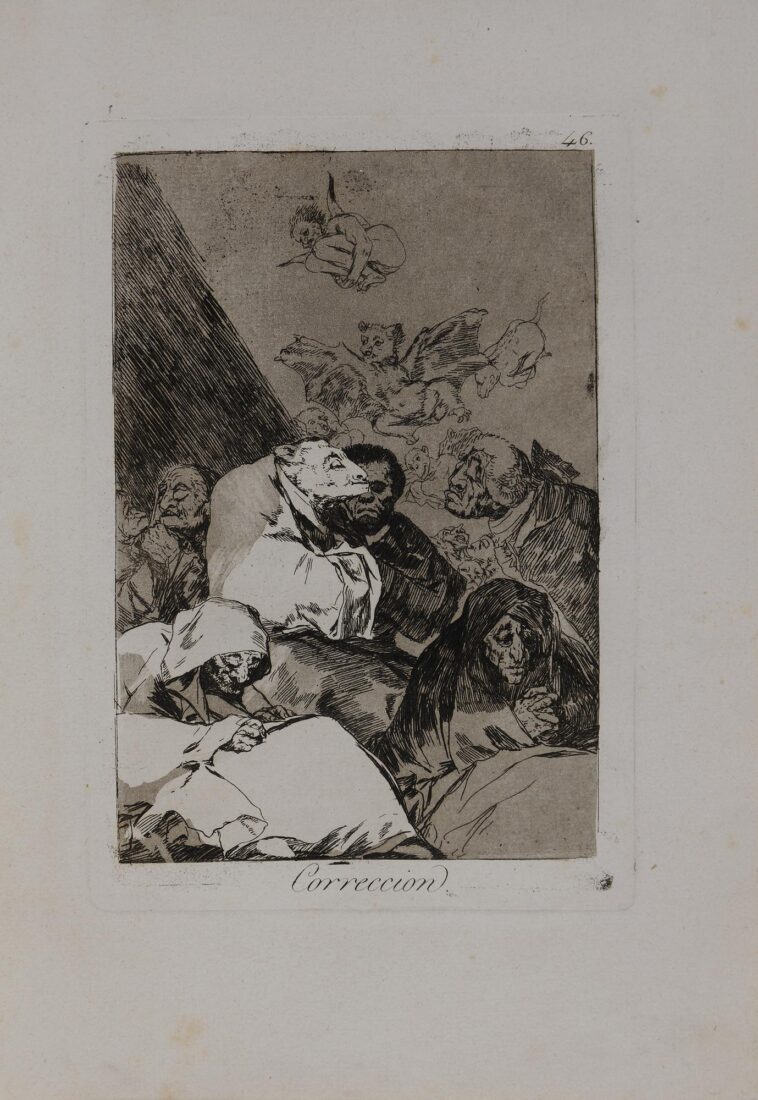 From the series “Los Caprichos” – Correction