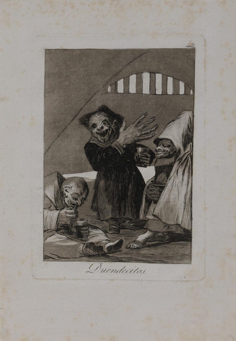 From the series “Los Caprichos” – Hobgoblins