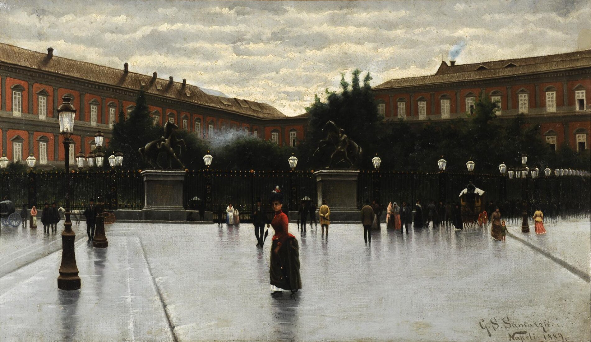 The Palace Reale of Naples after the rain - Samarzis Georgios
