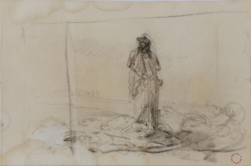 Study for the Painting “Antigone in front of the Dead Polyneikes” - Lytras Nikephoros