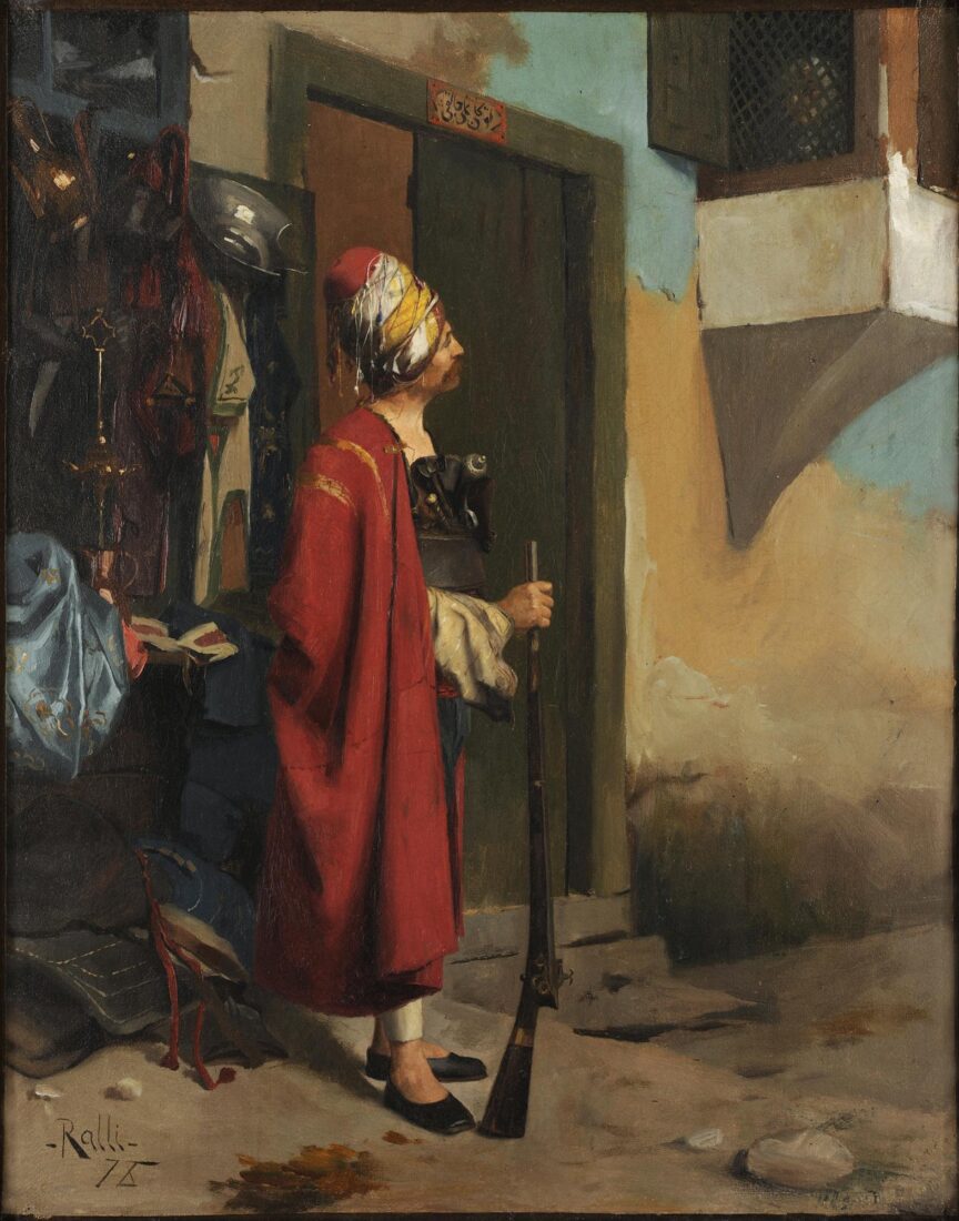 Arab Soldier Flirting - Rallis Theodoros