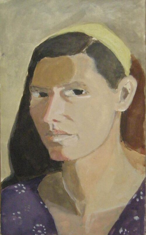 Self-Portrait with Yellow Ribbon in her Hair
Self-Portrait with Yellow Ribbon in her Hair - Isaia Nana