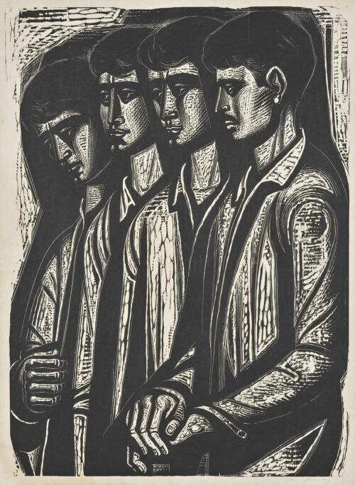 Detail of the Civil War. The Men - Tassos (Alevizos Anastasios)