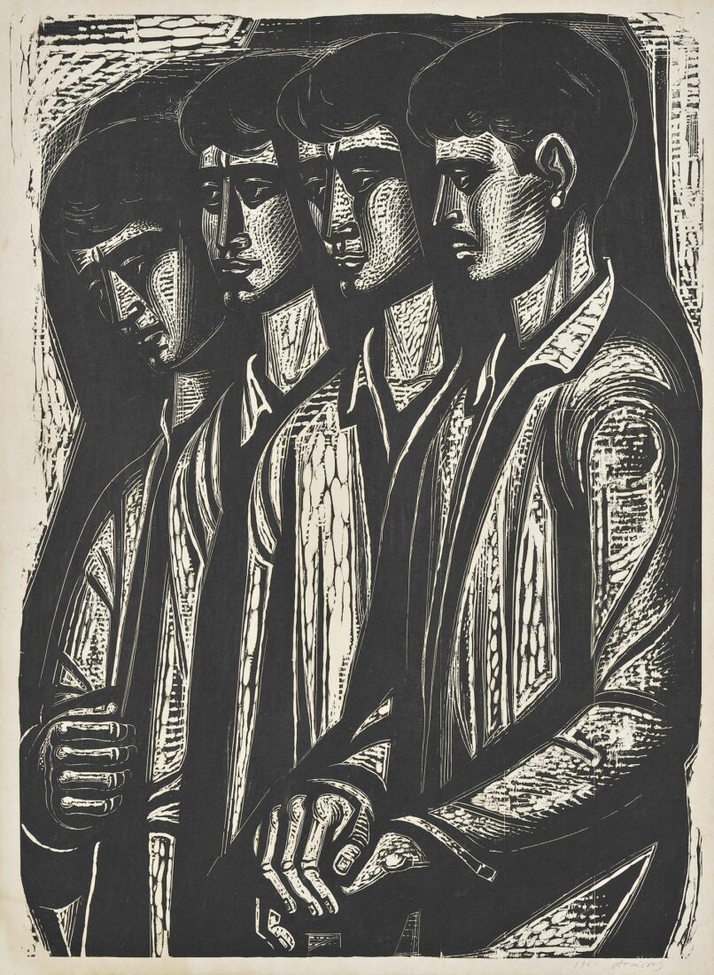 Detail of the Civil War. The Men - Tassos (Alevizos Anastasios)