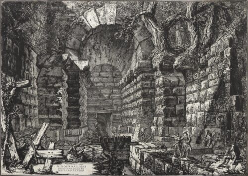 Αρχαιότητες από τη λίμνη Albano, σελίδα τίτλου - Piranesi Giambattista